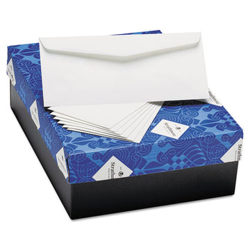 Strathmore Writing 25% Cotton Business Envelopes, #10, Bankers Flap, Gummed Closure, 4.13 X 9.5, Natural White, 500-box freeshipping - TVN Wholesale
